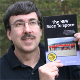 Eric Knight with The New Race To Space book